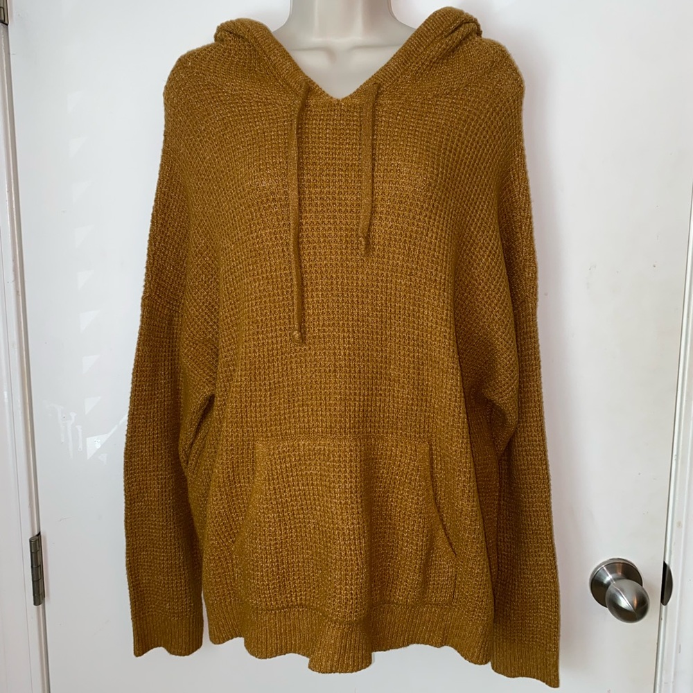 aerie waffle knit hoodie